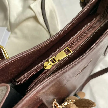 Lena | Bolso de hombro vintage en piel vegana