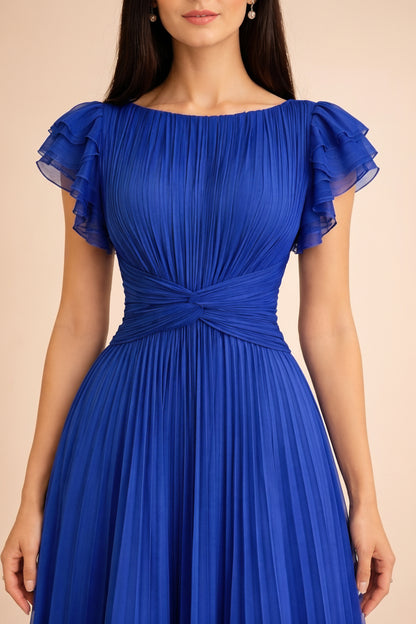 VICKY | VESTIDO DE NOCHE PLISADO