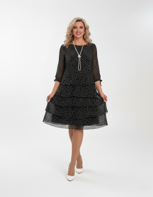 Giulia | Vestido a lunares de elegancia fluida