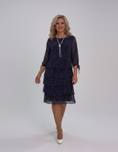 Giulia | Vestido a lunares de elegancia fluida