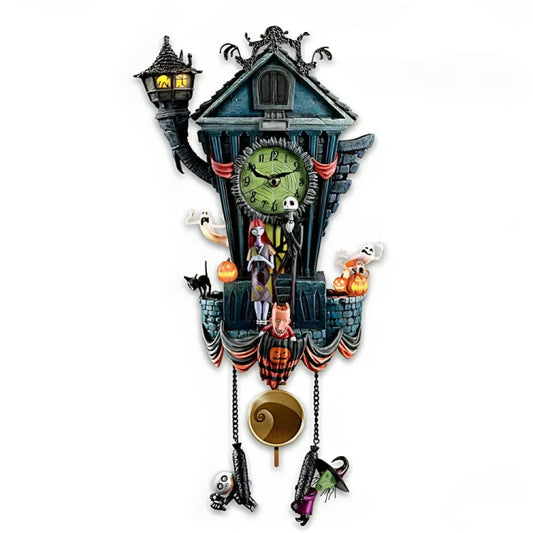 HallowClock | Reloj de Pared de Halloween, Pesadilla Antes de Navidad