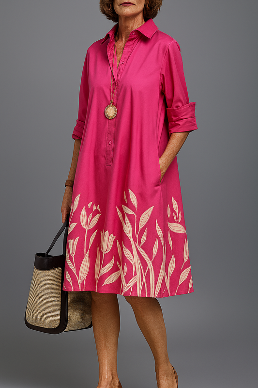 LIRA | VESTIDO MIDI ESTAMPADO