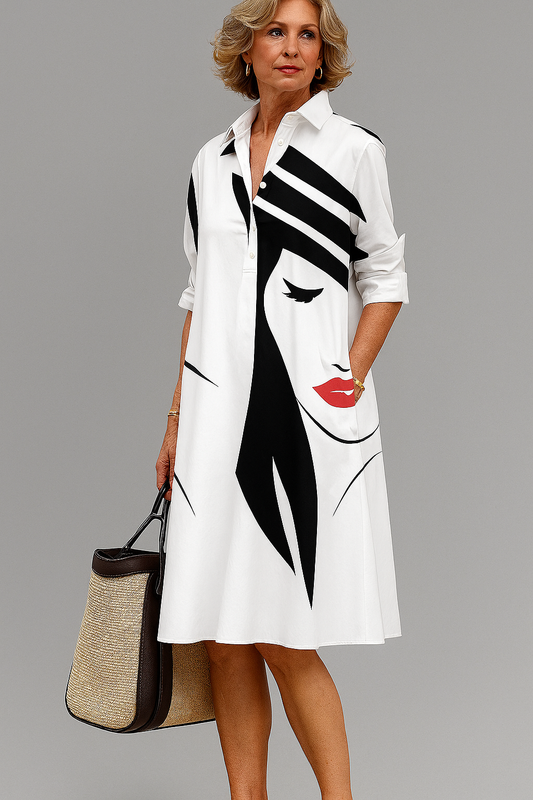 CLARA | VESTIDO MIDI ESTAMPADO