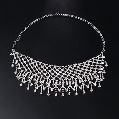 Fiorella | Collar con borlas de rhinestones