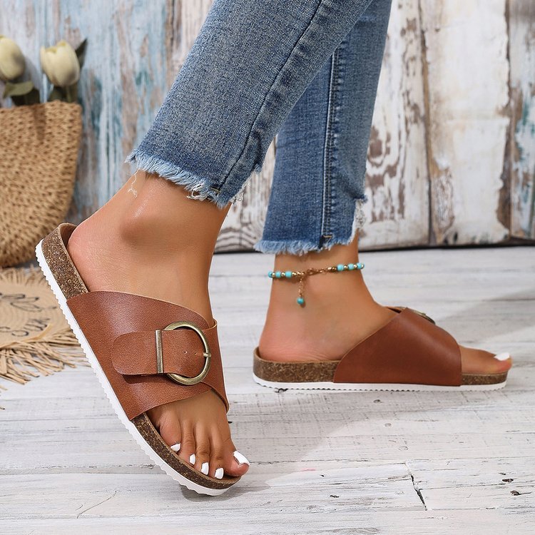 Lila | Sandalias con hebilla