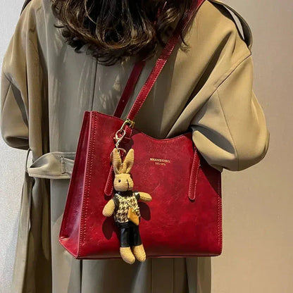 Lena | Bolso de hombro vintage en piel vegana