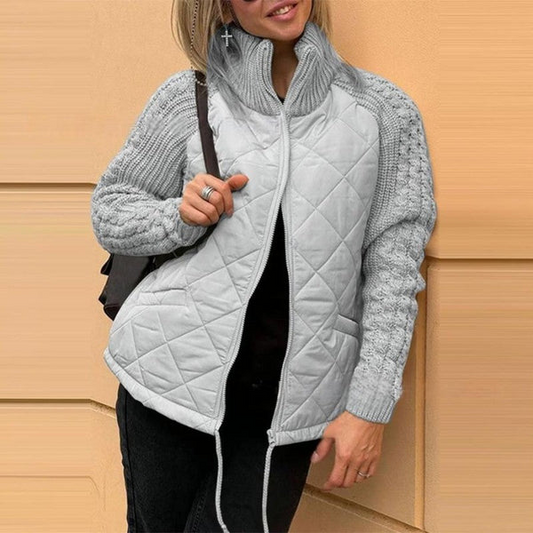 Graciela | Chaqueta patchwork de punto para mujer