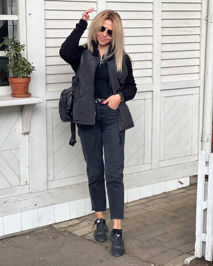 Graciela | Chaqueta patchwork de punto para mujer