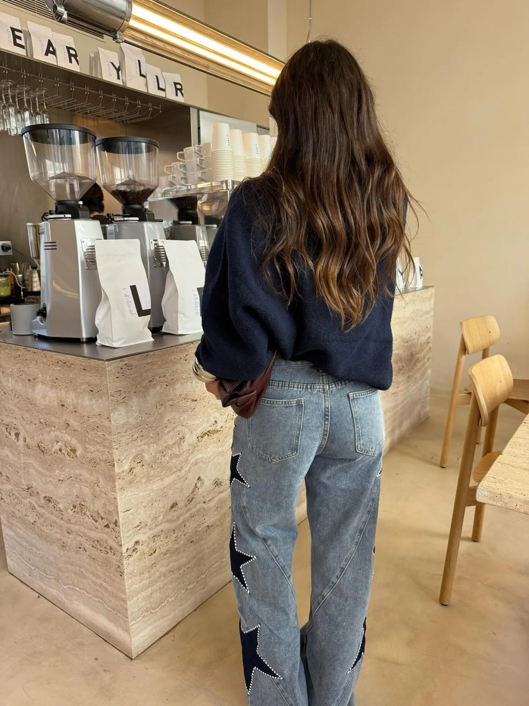 Luna | Vaqueros Rectos Estrella Casual