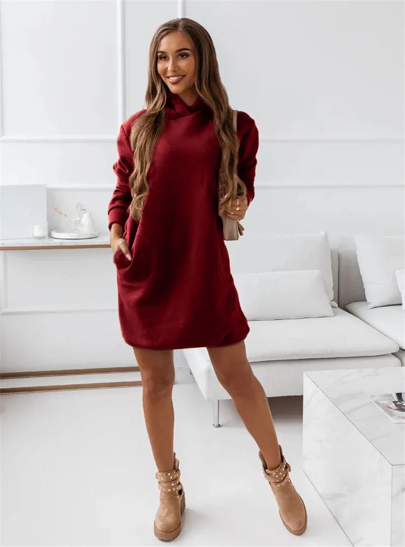 Bibiana | Vestido sudadera con capucha