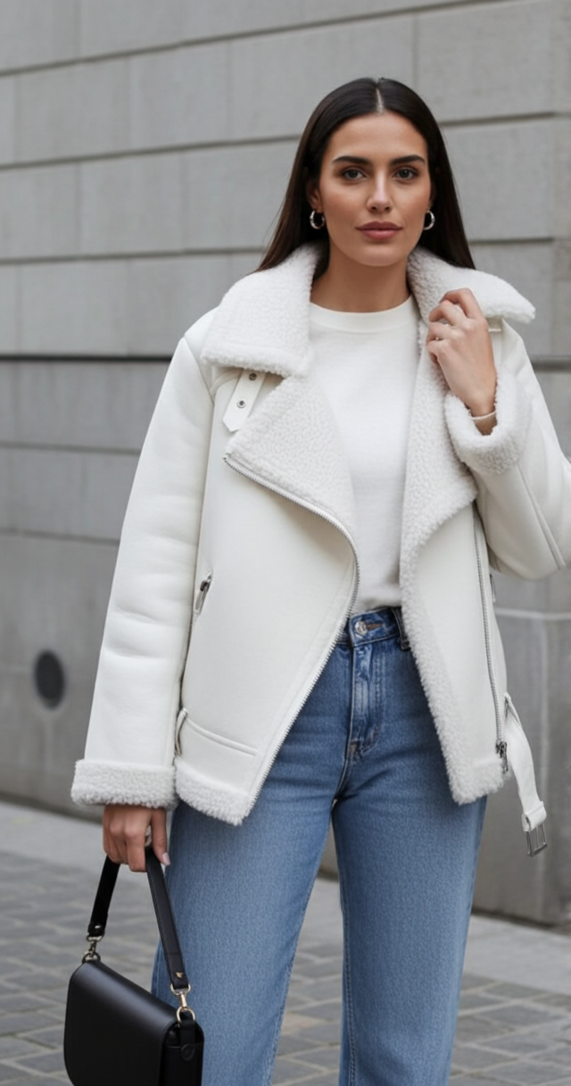 Ainara | chaqueta con abrigo extra grueso y cálido