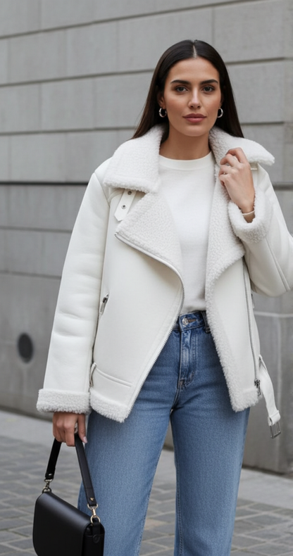 Ainara | chaqueta con abrigo extra grueso y cálido