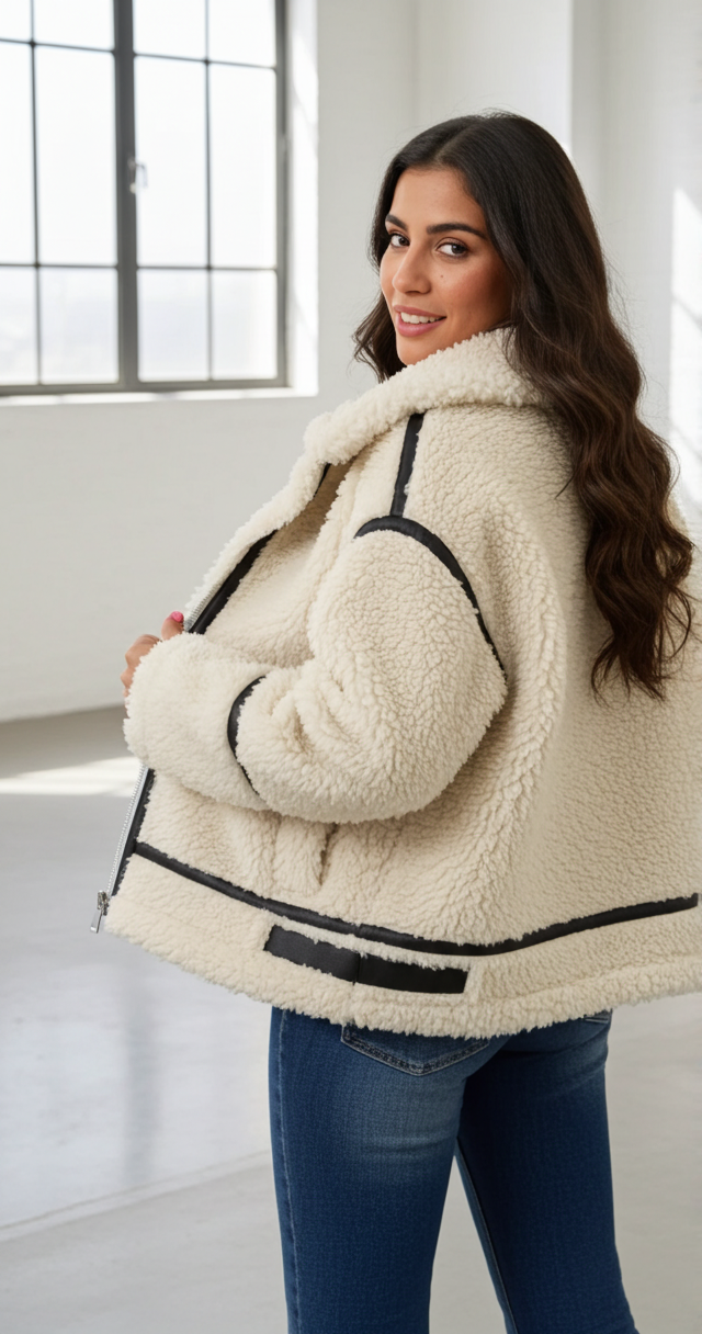 Yaiza | Cazadora borreguito doble faz