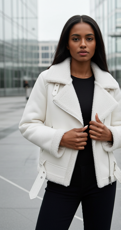 Ainara | chaqueta con abrigo extra grueso y cálido