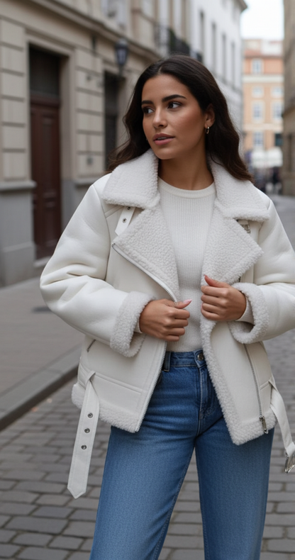 Ainara | chaqueta con abrigo extra grueso y cálido