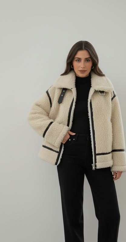 Yaiza | Cazadora borreguito doble faz