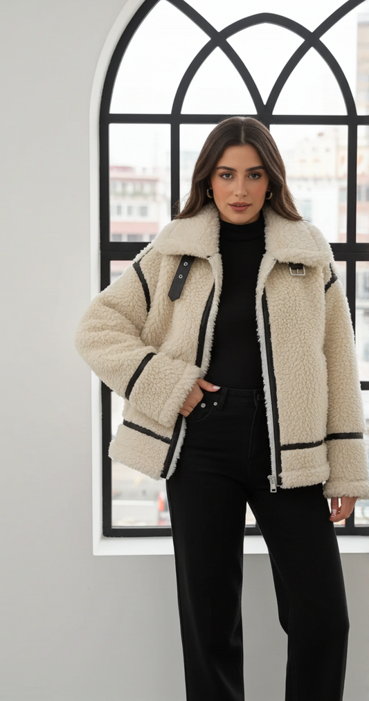 Yaiza | Cazadora borreguito doble faz