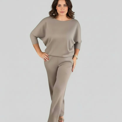 Gabriella | Conjunto de 3 Piezas con Cárdigan Largo – Comodidad Elegante y Estilo Versátil para Todas las Ocasiones