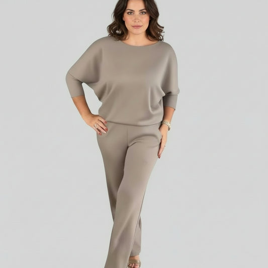 Gabriella | Conjunto de 3 Piezas con Cárdigan Largo – Comodidad Elegante y Estilo Versátil para Todas las Ocasiones